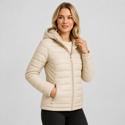 Montviro | Women's Hooded Padded Coat - Lightweight Casual Outerwear