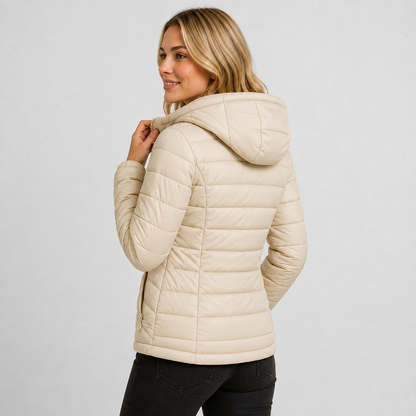 Montviro | Women's Hooded Padded Coat - Lightweight Casual Outerwear
