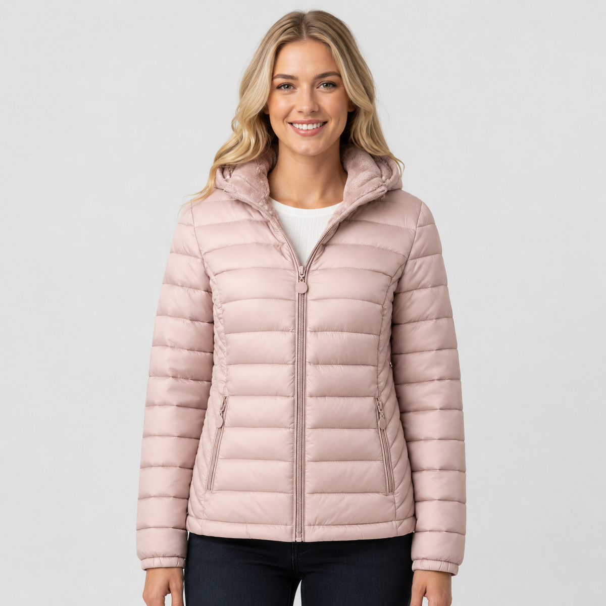 Montviro | Women's Hooded Padded Coat - Lightweight Casual Outerwear