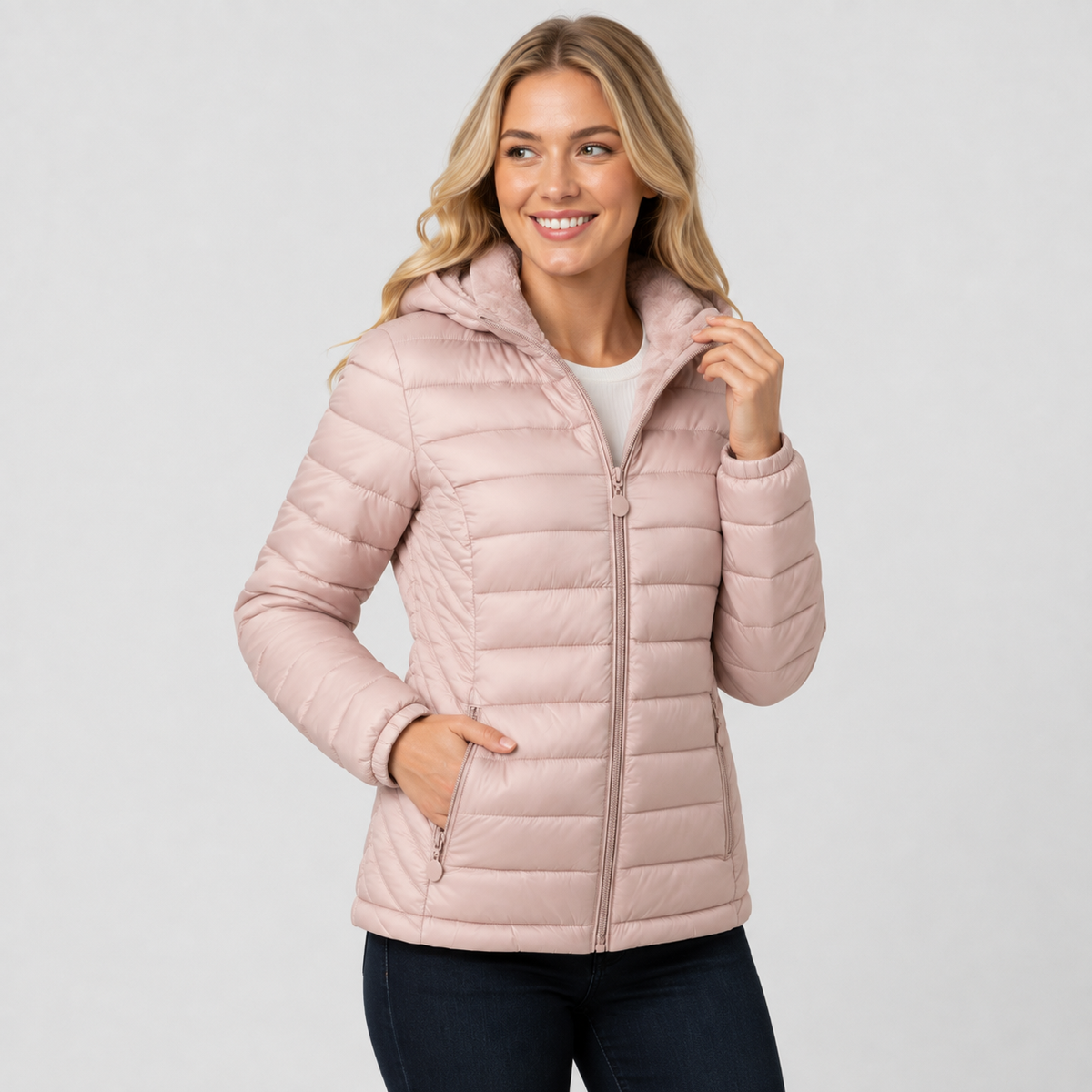 Montviro | Women's Hooded Padded Coat - Lightweight Casual Outerwear