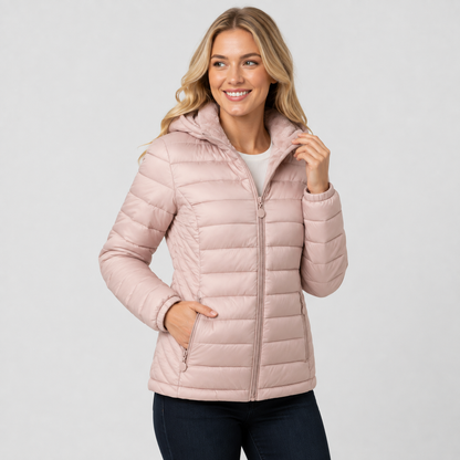 Montviro | Women's Hooded Padded Coat - Lightweight Casual Outerwear