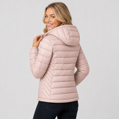 Montviro | Women's Hooded Padded Coat - Lightweight Casual Outerwear