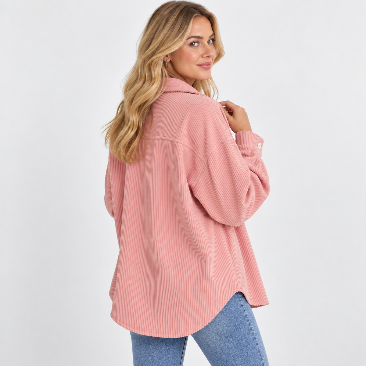 Montviro | Women's Lapel Jacket - Single Breasted Loose Fit Style
