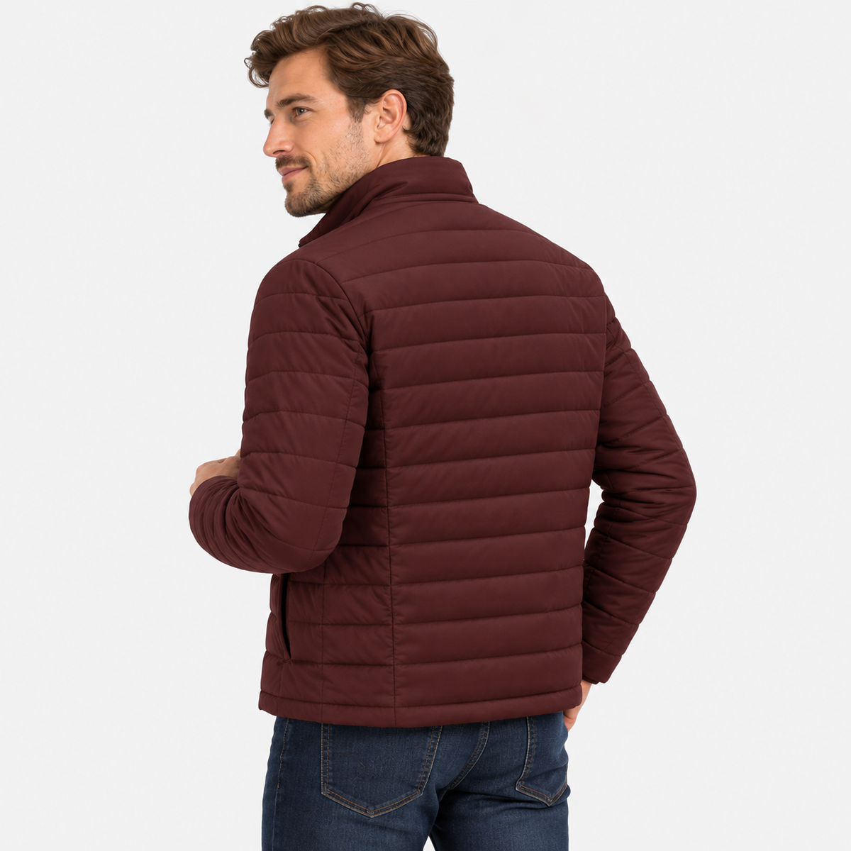 Montviro | Men's Padded Winter Jacket - Stand Collar Windproof Style
