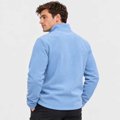 Montviro | Men's Half-Zip Pullover - Solid Color Sweatshirt