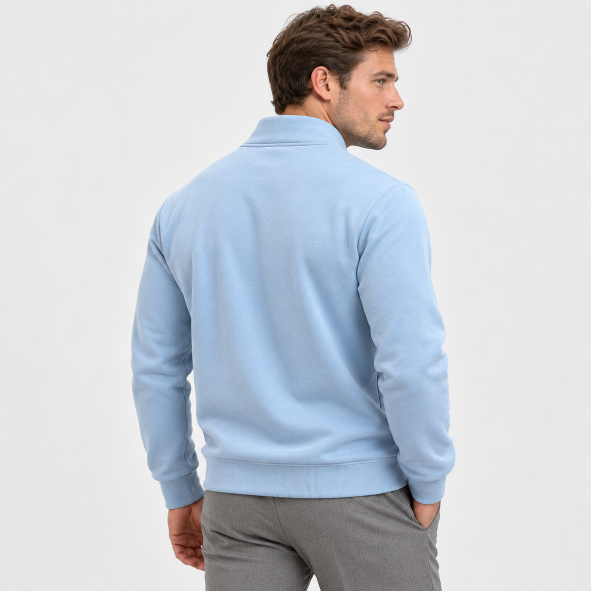 Montviro | Men’s Half Zip Stretch Pullover Sweatshirt Casual Performance Top