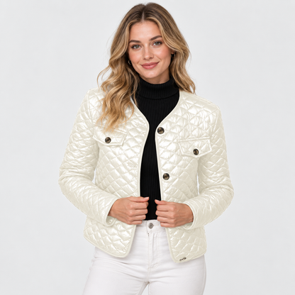 Montviro | Women's Quilted Coat - Solid Color Fall Winter Style
