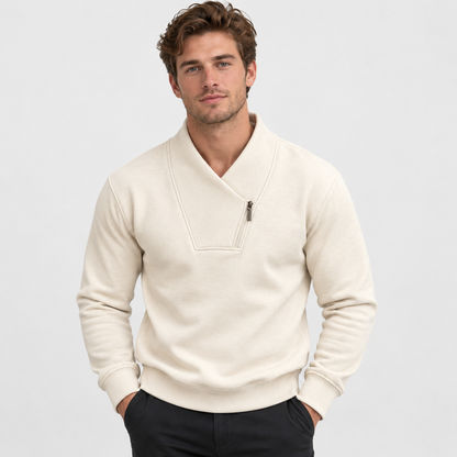 Montviro | Men’s Half Zip Stretch Pullover Sweatshirt Casual Performance Top