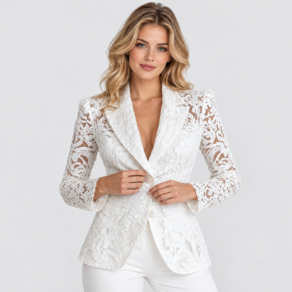 Montviro | Women’s Elegant Sheer Knit Cardigan Lightweight Layering Jacket