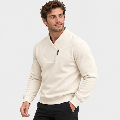 Montviro | Men’s Half Zip Stretch Pullover Sweatshirt Casual Performance Top