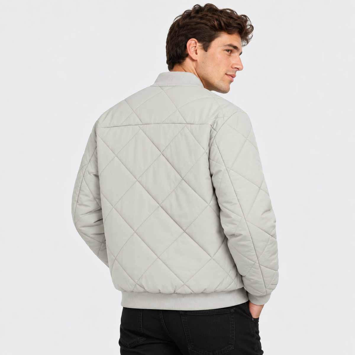 Montviro | Men's Stand Collar Winter Jacket - Lined Zip Front