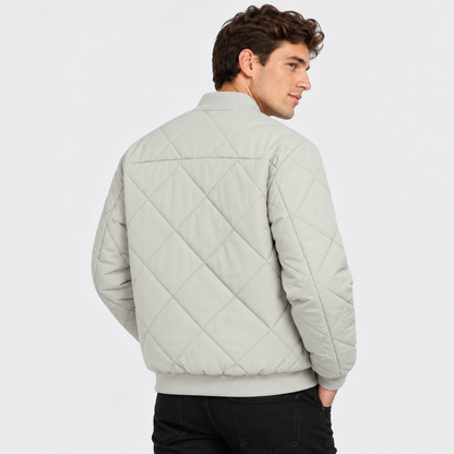 Montviro | Men's Stand Collar Winter Jacket - Lined Zip Front