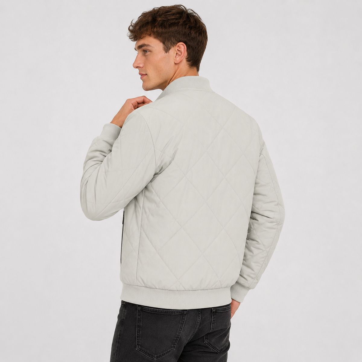 Montviro | Men's Stand Collar Jacket - Lined Zip-Up Winter Outerwear