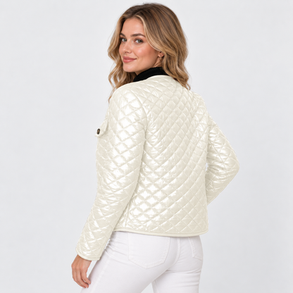 Montviro | Women's Quilted Coat - Solid Color Fall Winter Style
