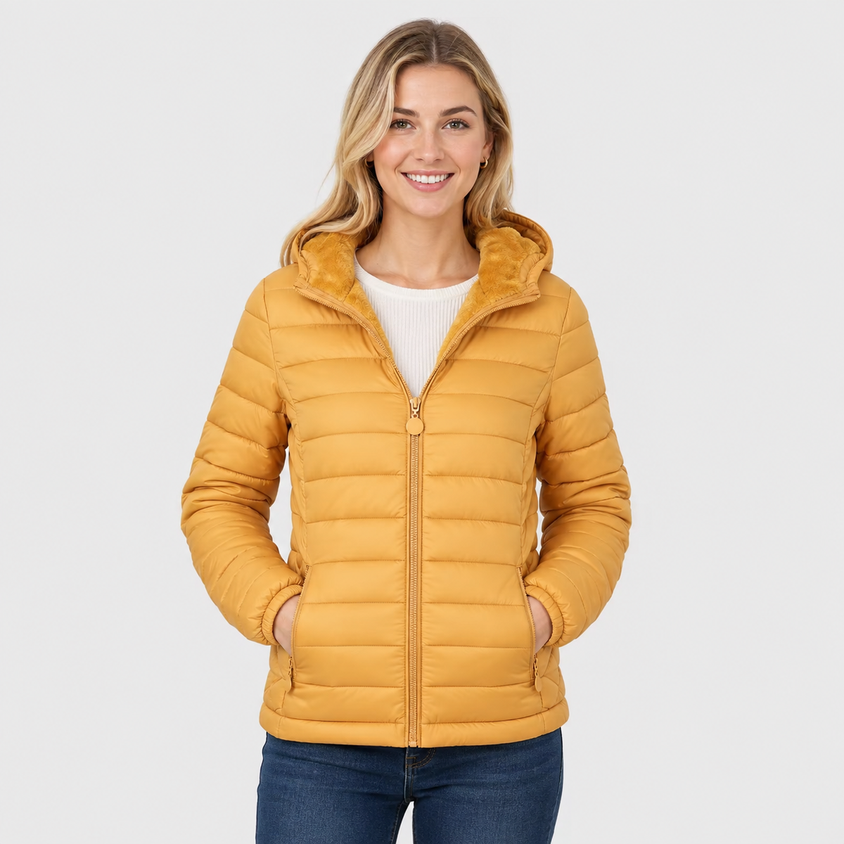 Montviro | Women's Hooded Padded Coat - Lightweight Casual Outerwear