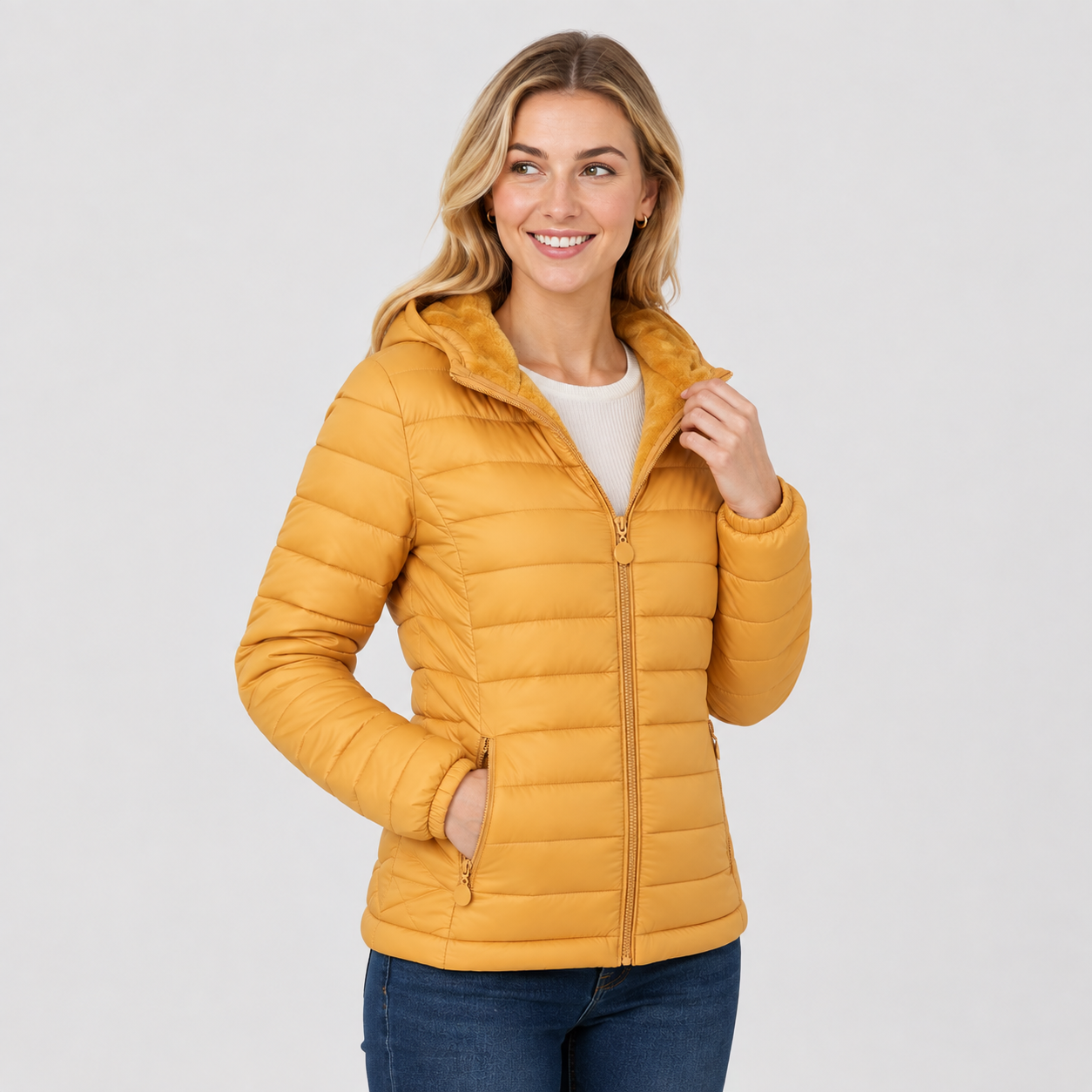 Montviro | Women's Hooded Padded Coat - Lightweight Casual Outerwear
